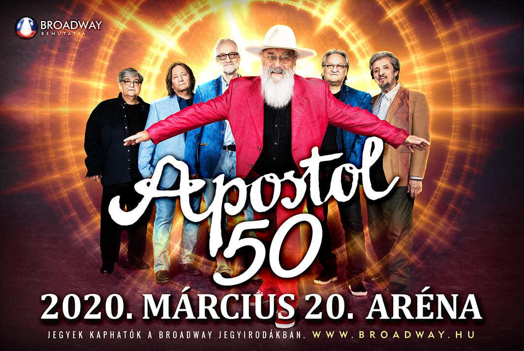 Az Apostol együttes 50 éves jubileumi koncertje